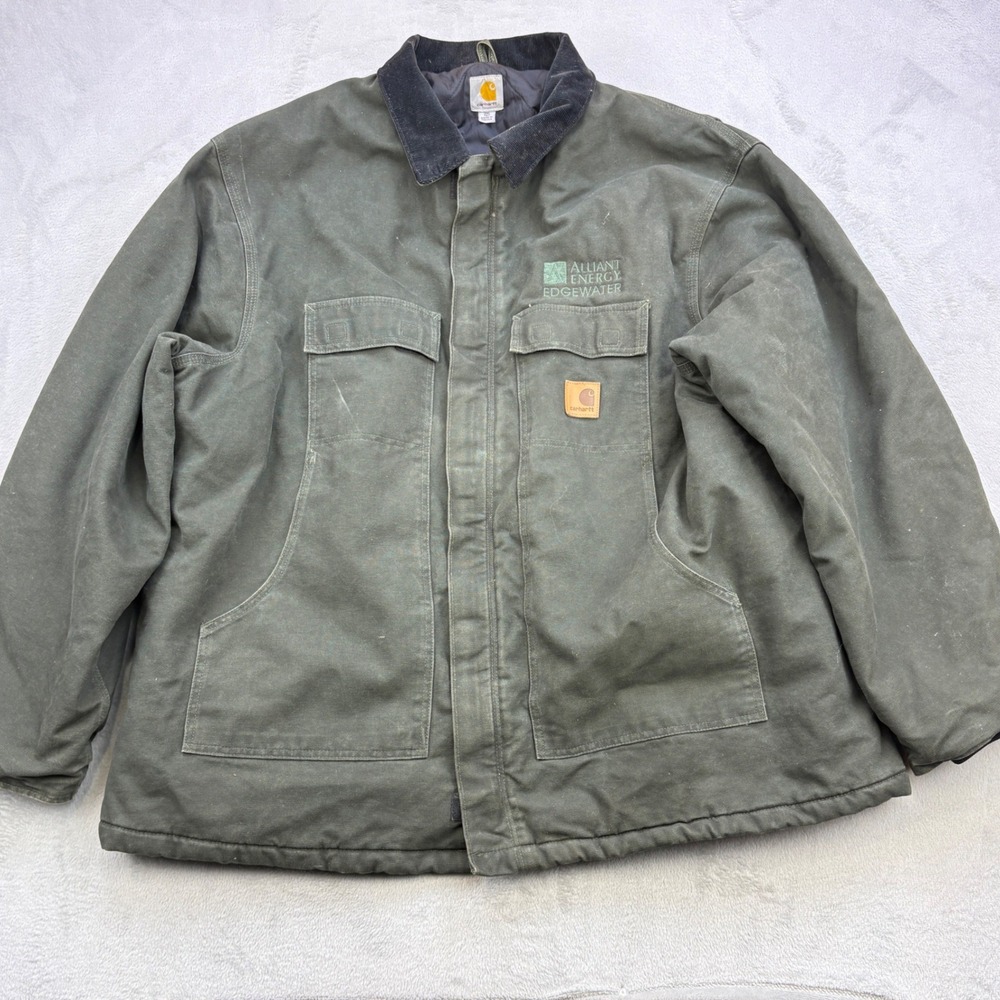 Carhartt Jacket Mens 3XL Tall Chore Coat Workwear C26 MOS Arctic Traditional